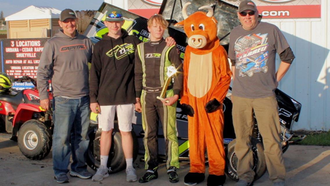 Tony Olson races to 50th Bullring win