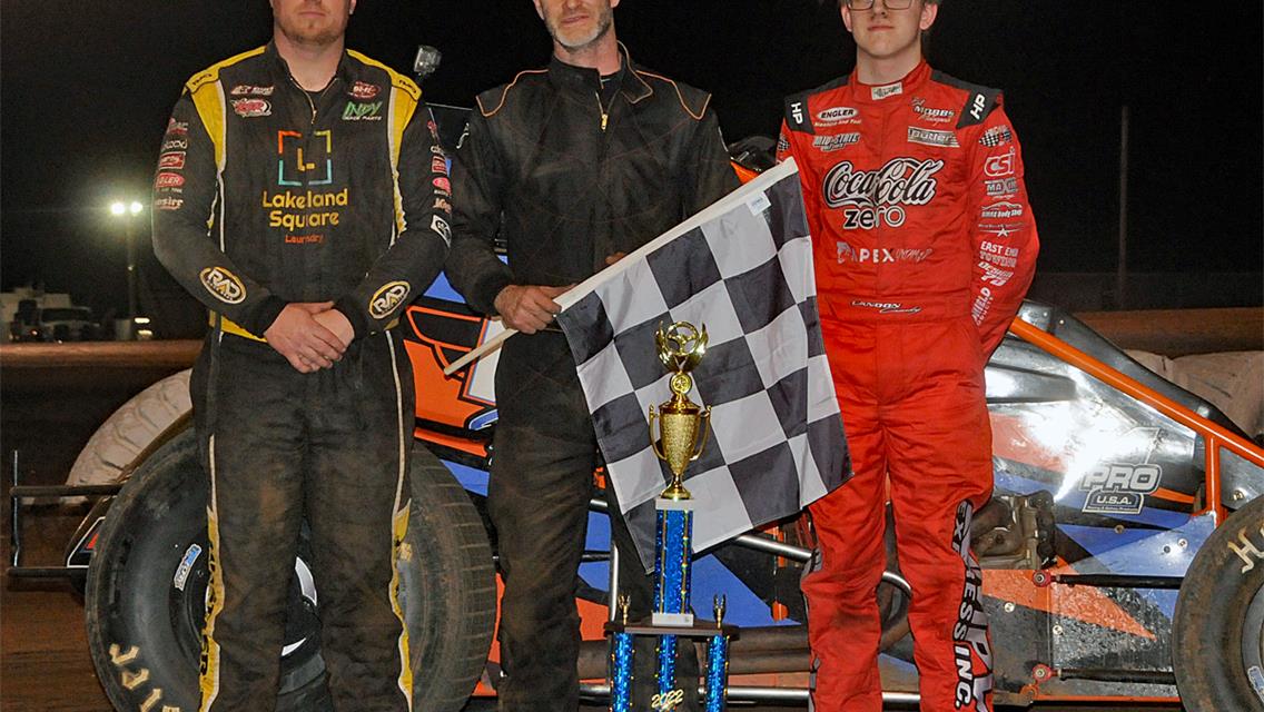 Zimmerman Wins I-30 Speedway’s Wingless STN Prelim Again!