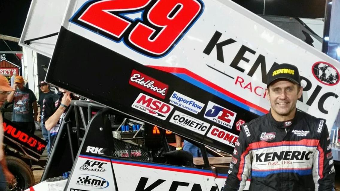 Kerry Madsen Sweeps National Sprint League Event at Knoxville Raceway