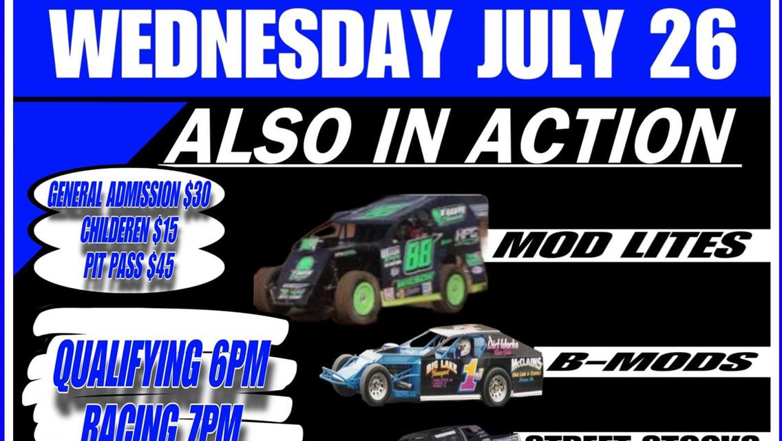 ALL STAR CIRCUIT OF CHAMPIONS SPRINT CARS ARE COMING TO TOWN!!!