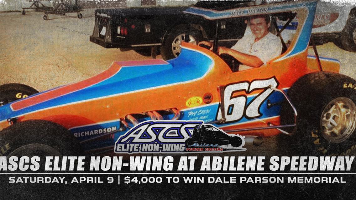 ASCS Elite Non-Wing At Abilene Speedway This Saturday