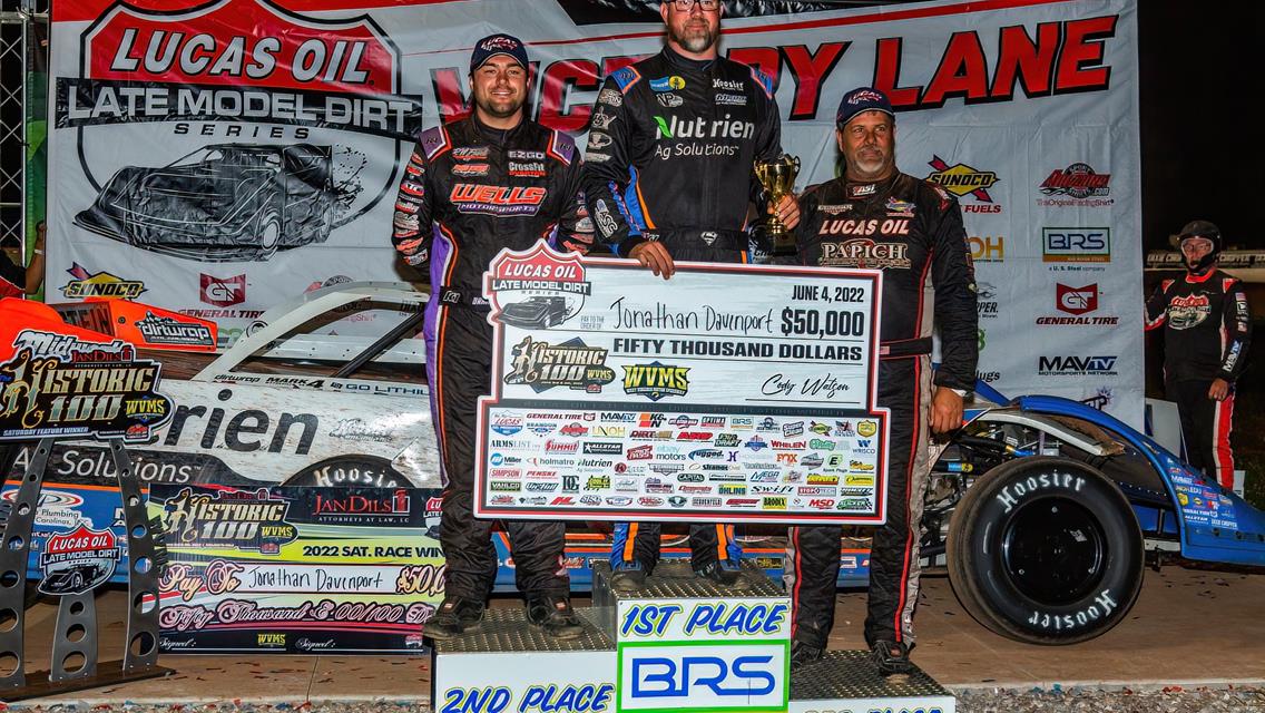 West Virginia Motor Speedway (Mineral Wells, WV) – Lucas Oil Late Model Dirt Series – E3 Spark Plugs Historic 100 – June 3rd-4th, 2022. (Heath Lawson photo)