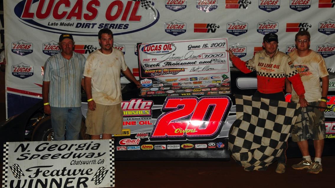 Jimmy Owens Wins Harris-Sutton Chevrolet 40 at North Georgia Speedway