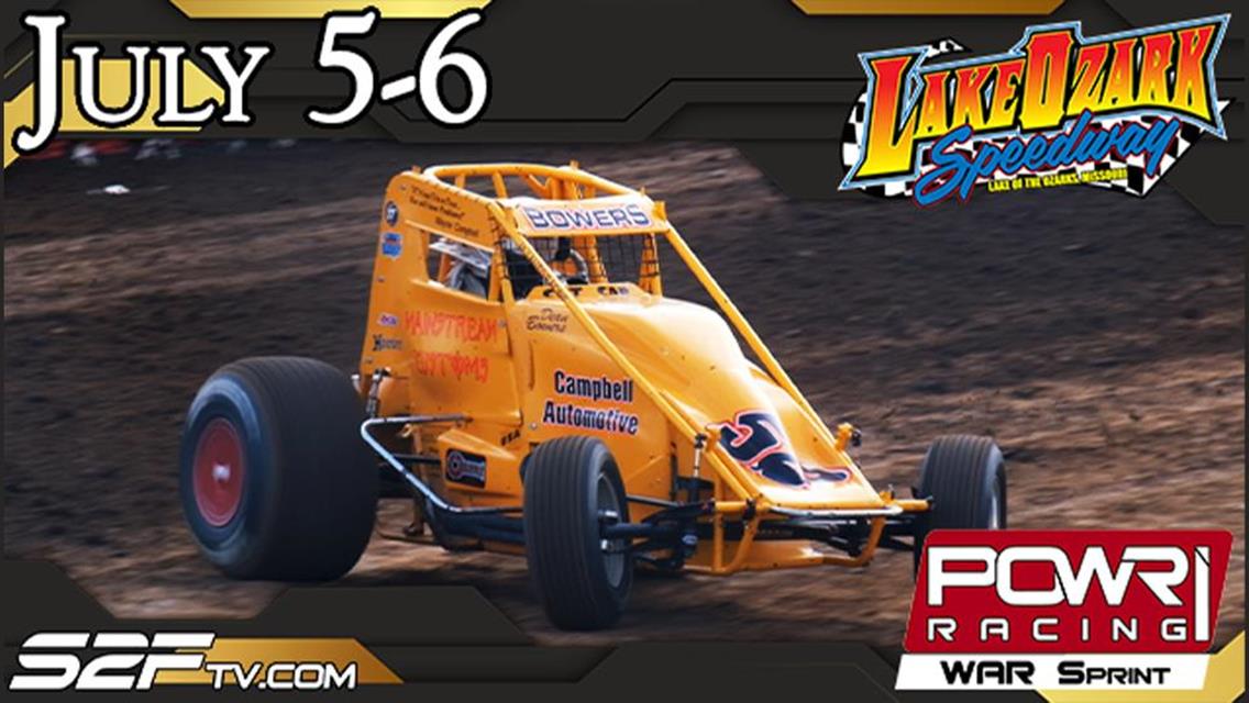 POWRI WAR PREPARES FOR INDEPENDENCE CELEBRATIONS AT LAKE OZARK SPEEDWAY
