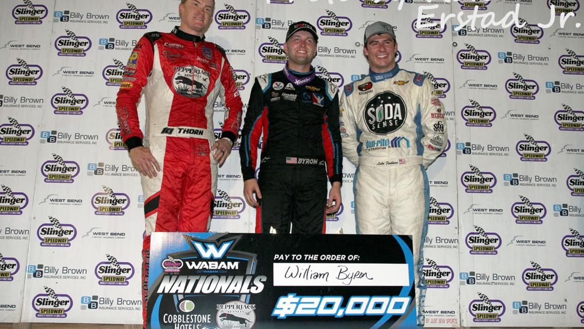 Byron wins thrilling Slinger Nationals
