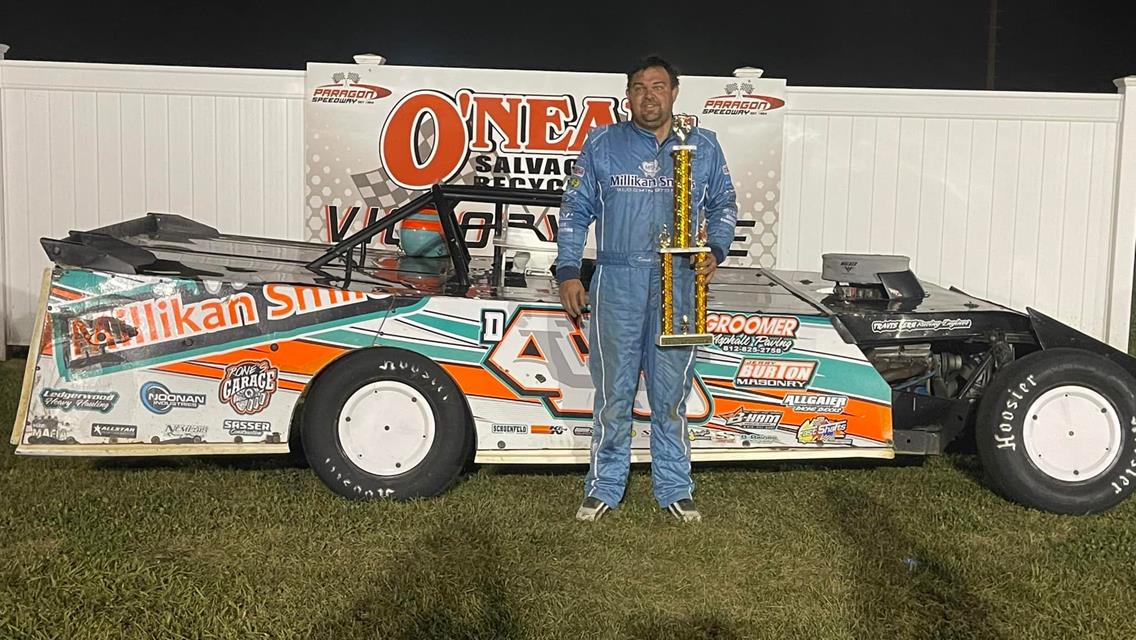 Derek Groomer wins at Paragon Speedway