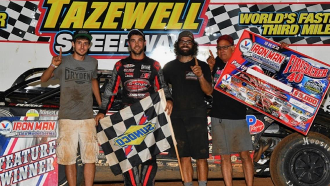 Tazewell Speedway (Tazewell, TN) – Valvoline Iron-Man Racing Series – Firecracker 40 – July 3rd, 2022. (Michael Moats photo)