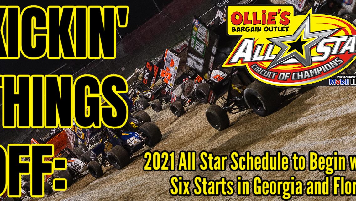 2021 All Star campaign to begin with six-race swing through Georgia and Florida