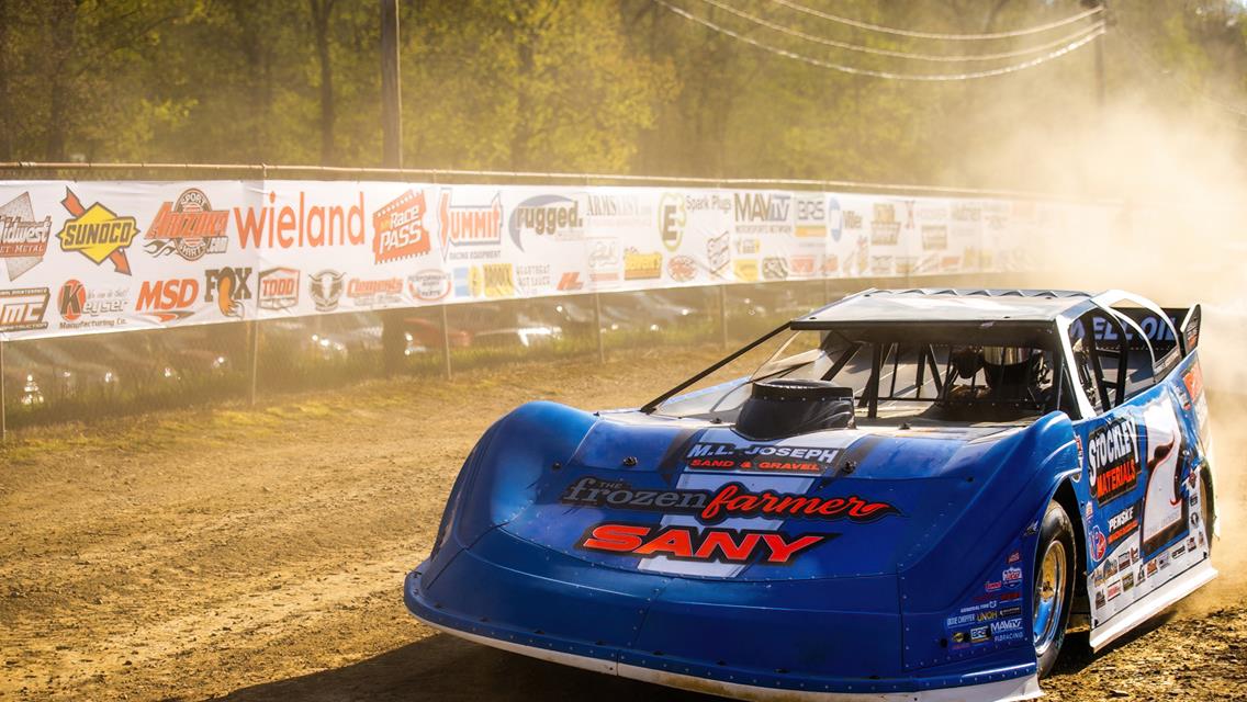 Atomic Speedway (Chillicothe, OH) – Lucas Oil Late Model Dirt Series – Buckeye Spring 50 – May 4th, 2023. (Heath Lawson photo)