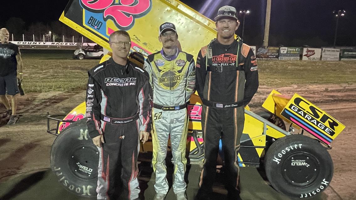 Hahn Rallies For Epic ASCS Score Over Dover At Boone County Raceway
