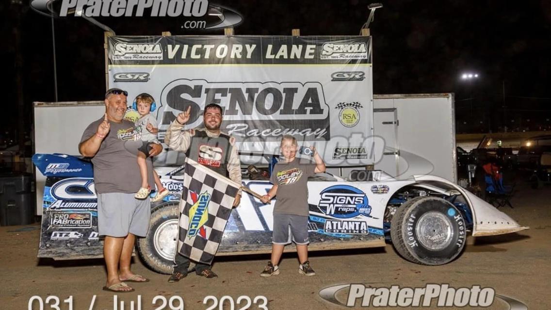 Senoia Raceway (Senoia, GA) – Crate Racin’ USA (non-touring) – Zach Jones Memorial – July 30th, 2023. (PraterPhoto)