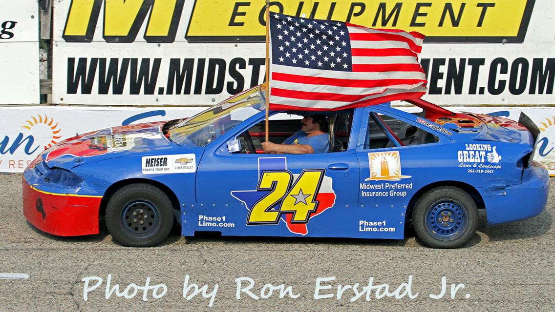 Apel Wins after Leaders Tangle at Slinger