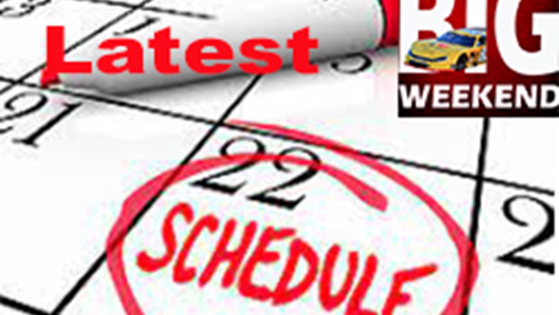 BIG Weekend 3 Day Schedule Details