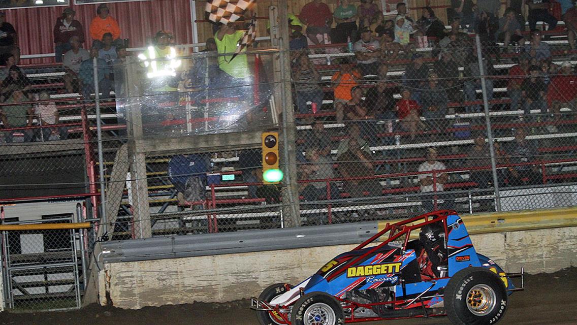 DAGGETT WINS TOPLESS AT I-96 SPEEDWAY