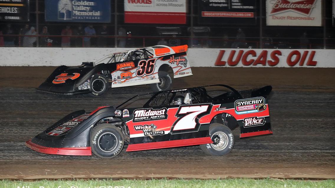 Lucas Oil Speedway (Wheatland, MO) – Lucas Oil Midwest Late Model Racing Association – Lucas Oil Spring Nationals – April 12th-13th, 2024. (Mike Ruefer Photo)