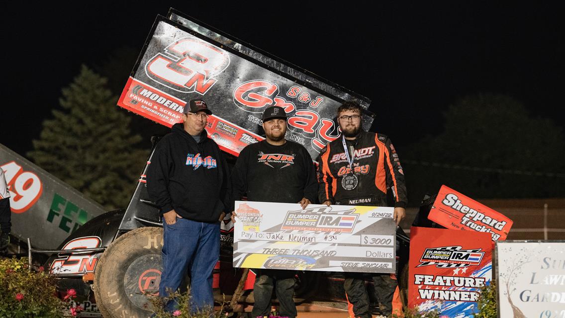 Neuman Rounds out Rookie Season with a Win
