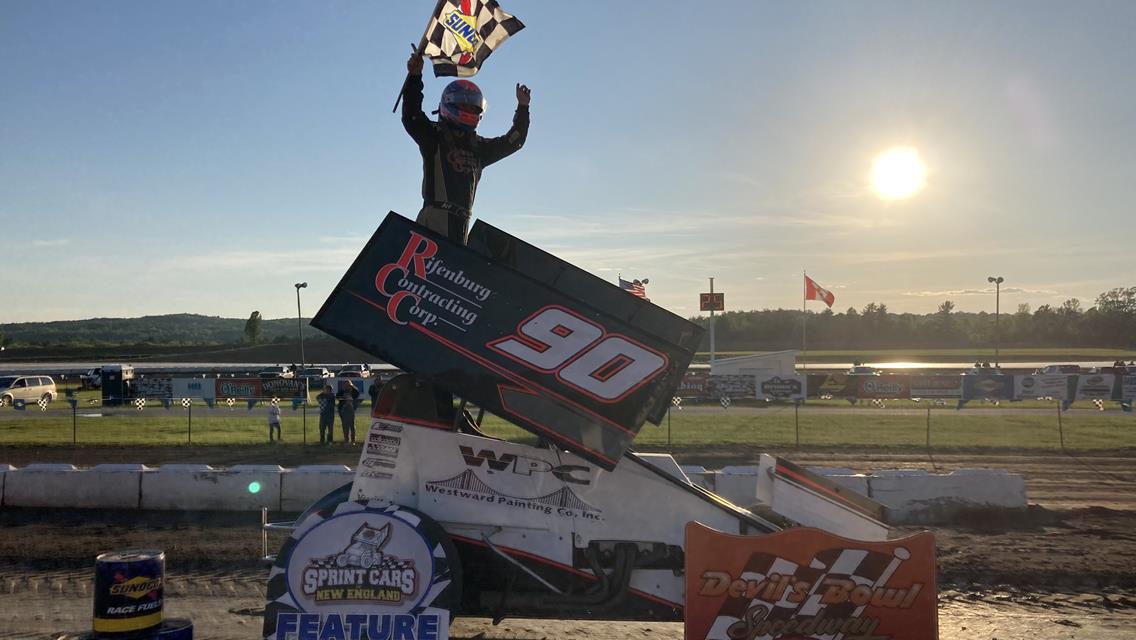 Tanner Claims Devil's Bowl 360 Sprint Cars