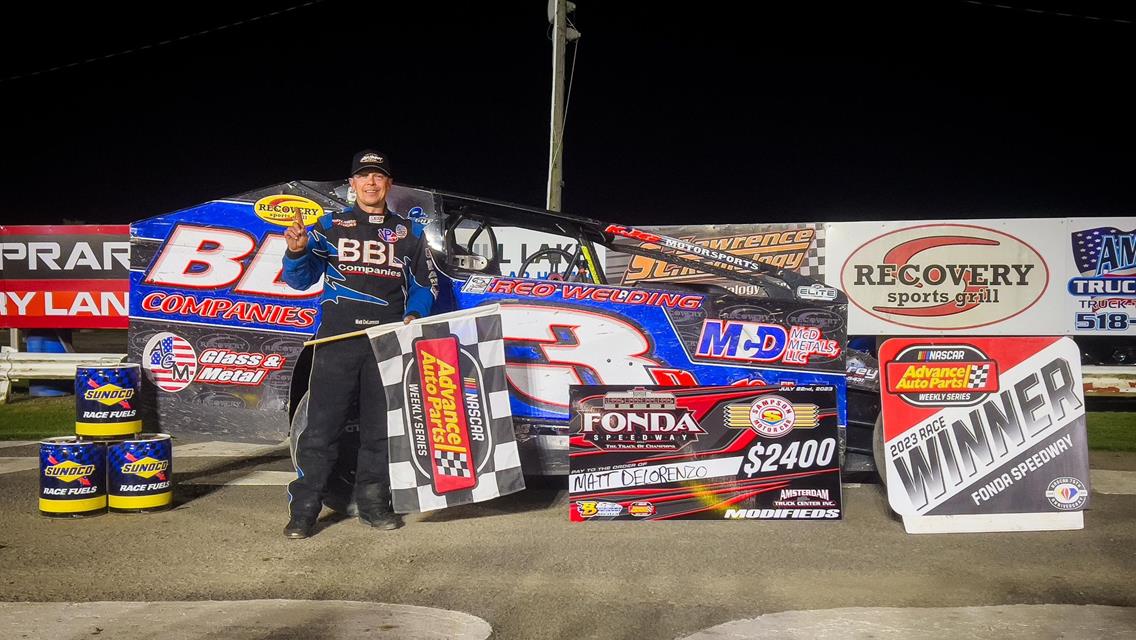 DELORENZO GETS FIRST WIN OF THE 2023 SEASON AT FONDA