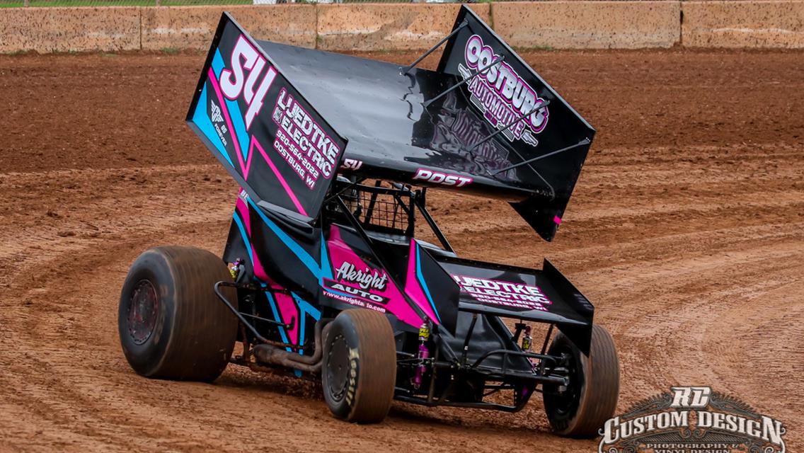 Post makes headway in PDTR 360 Sprint Car competition