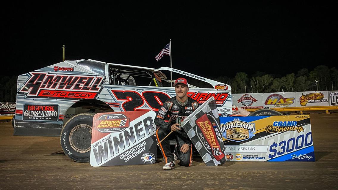 Finally: Ryan Krachun Records Georgetown Speedway Modified Breakthrough Win