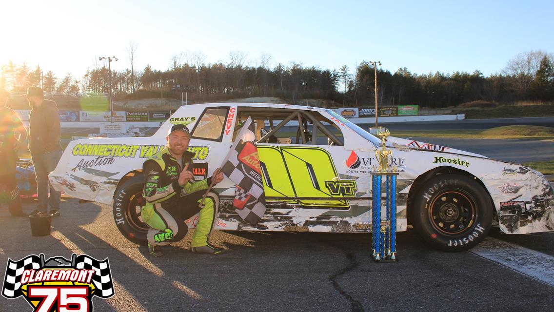 Brandon Gray $ 1,000 Turkey Day Classic Winner at Claremont