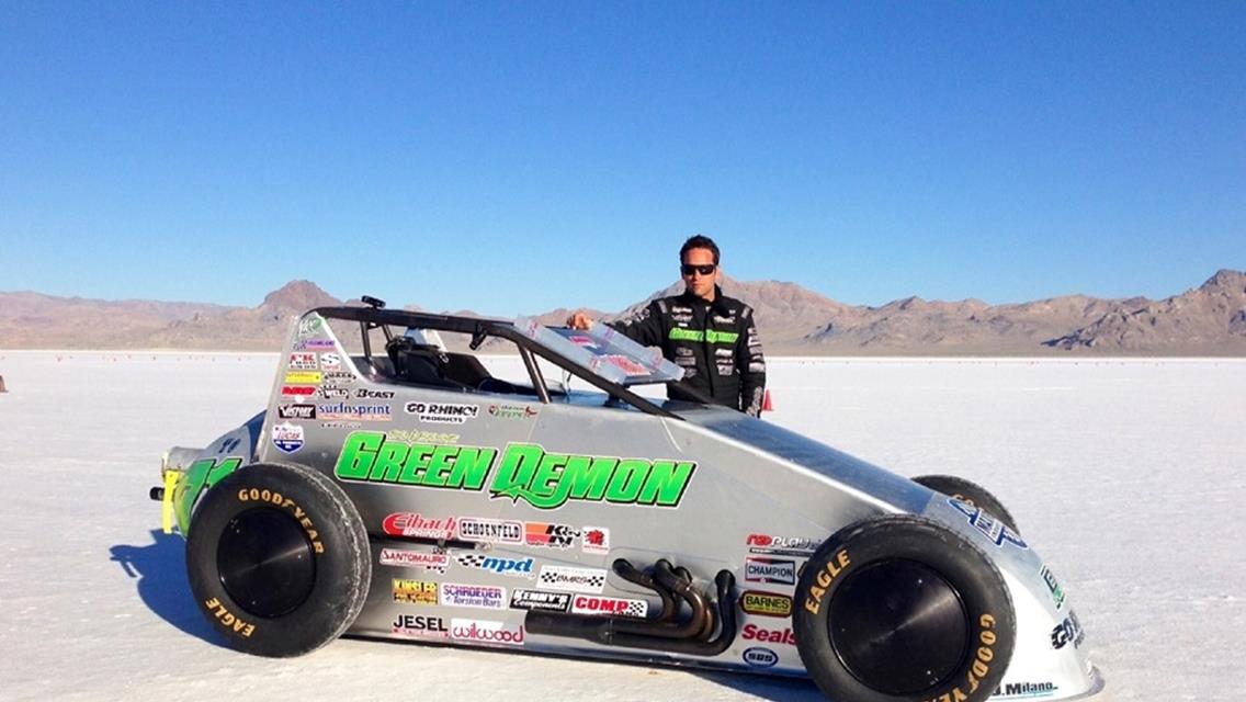 DAMION GARDNER GOES 190-MPH + IN SHAKEDOWN RUN AT BONNEVILLE!