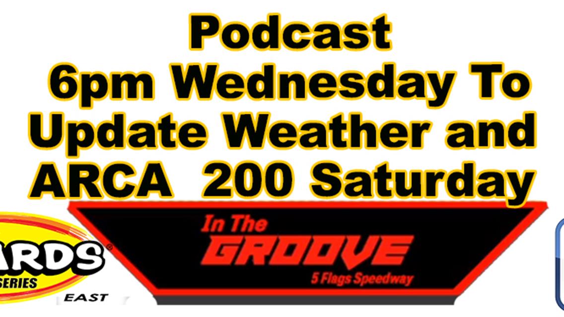 We are Closely Monitoring Storm to Firm Up ARCA 200 Plans