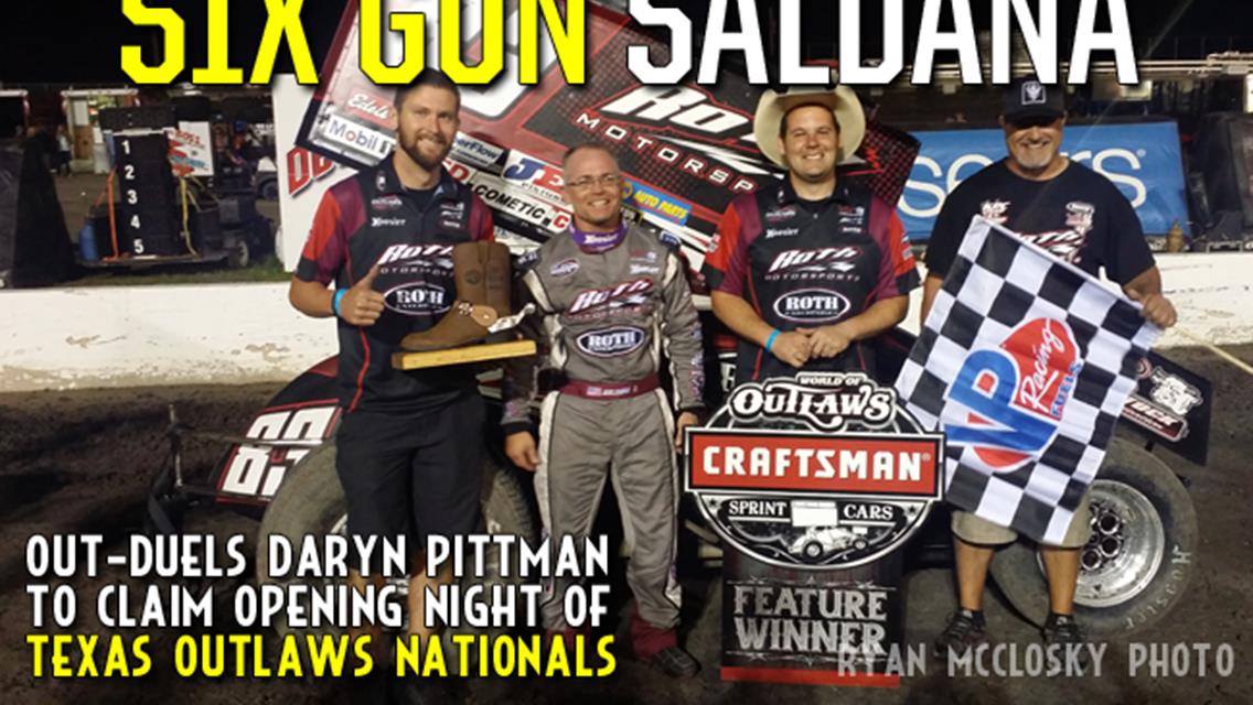 Saldana Wins at Devil&#39;s Bowl