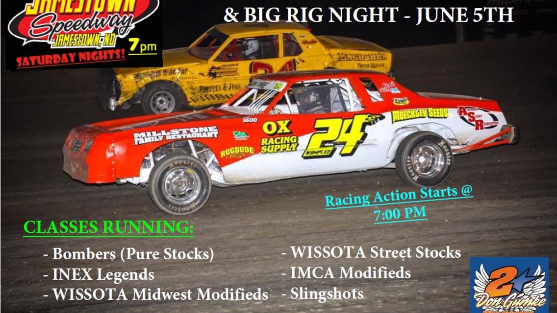 Saturday Night Thunder &amp; Big Rig Night - June 5th