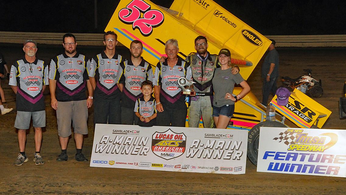 Blake Hahn Charges To ASCS Sprint Week Victory At Tulsa Speedway