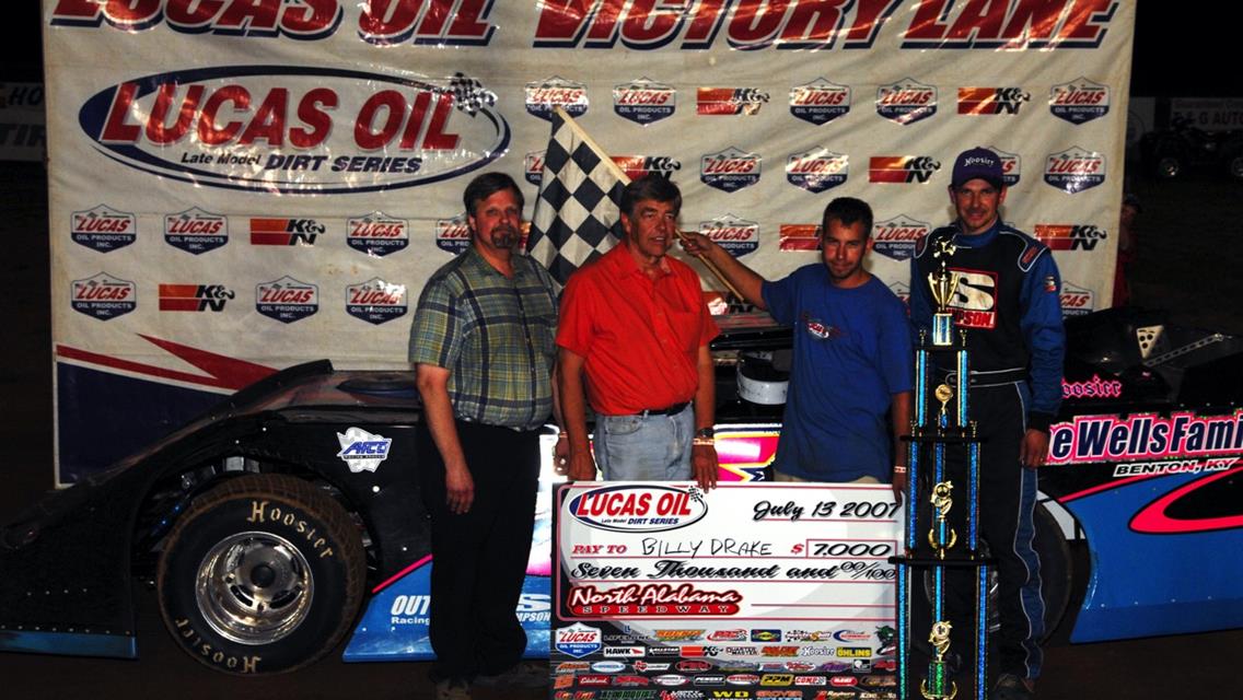 Billy Drake Dominates Last Half of Series Event at North Alabama; Becomes 15th Different Winner this Season