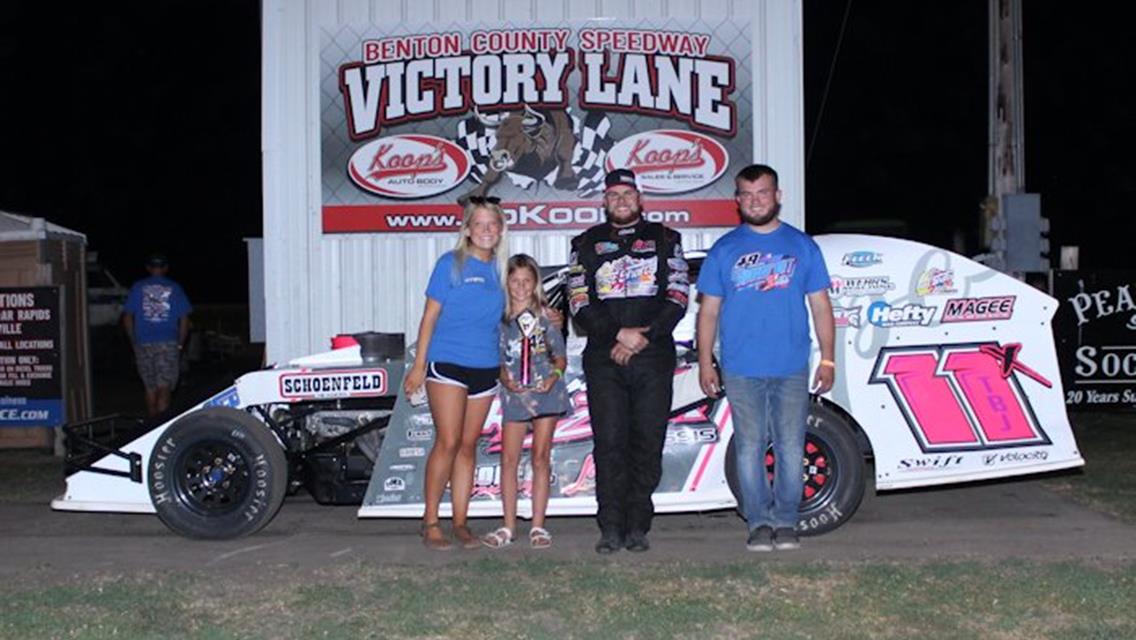 Berry Jr. Scores Win On Wild Night At Benton County Speedway
