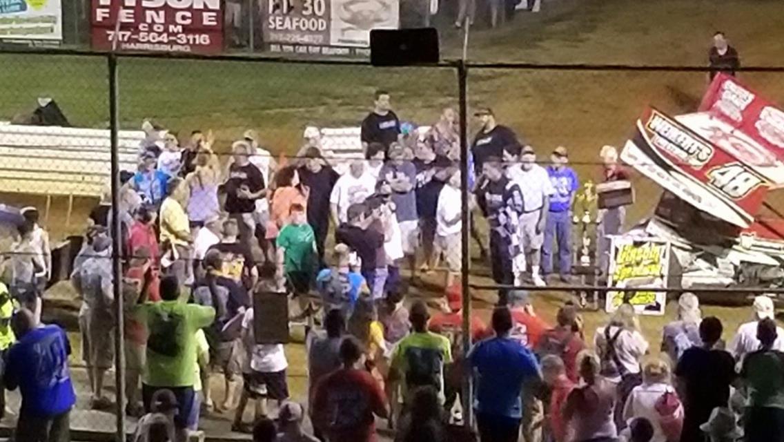 DANNY DIETRICH HOLDS OFF LANCE DEWEASE IN SPEEDWEEK THRILLER AT LINCOLN SPEEDWAY