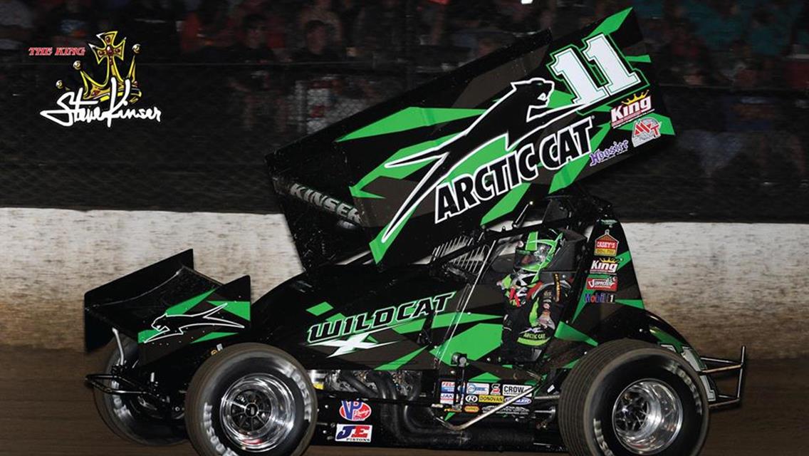 Kinser Teams with Arctic Cat for Winter Heat Sprint Car Showdown