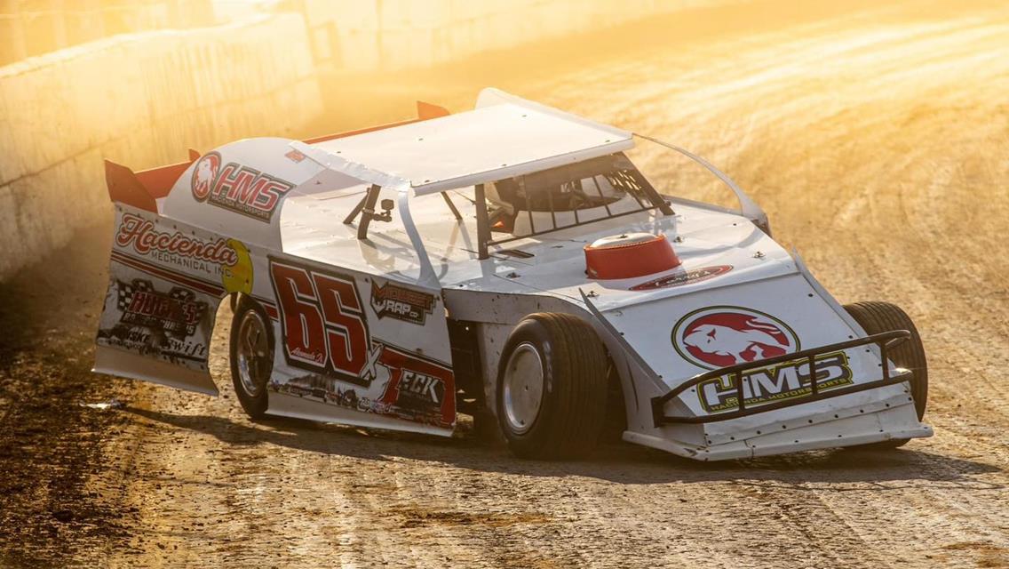 Carlos Ahumada Jr. competes with the United States Modified Touring Series in 2023. (Tyler Rinken photo)