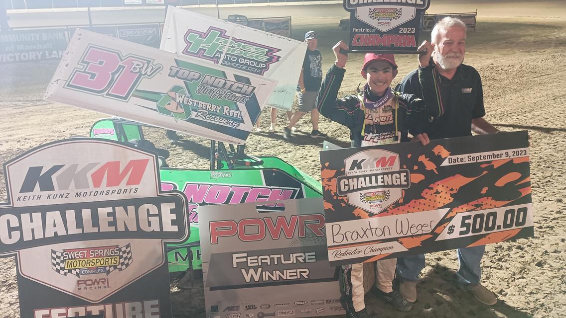 Brexton Busch, Braxton Weger, and Gunner Setser Victorious in SSMC’s KKM Challenge Championship Night Support Divisions