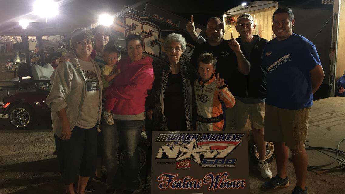 Jones and Pendergrass Cap Driven Midwest NOW600 Series Season With Wins at Wichita Speedway; Shebester and Pursley Crowned Champions