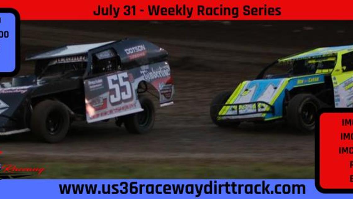 Weekly Racing Series Continues on Friday, July 31