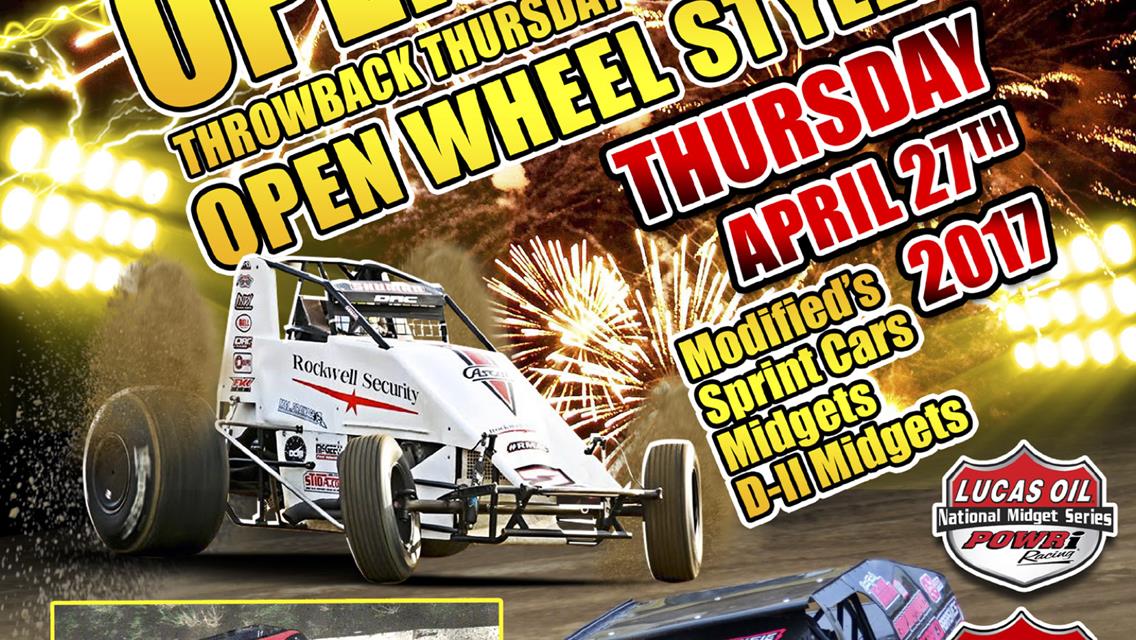 National Midgets, WAR Sprint Cars, and D-II Midgets Eye Route 66
