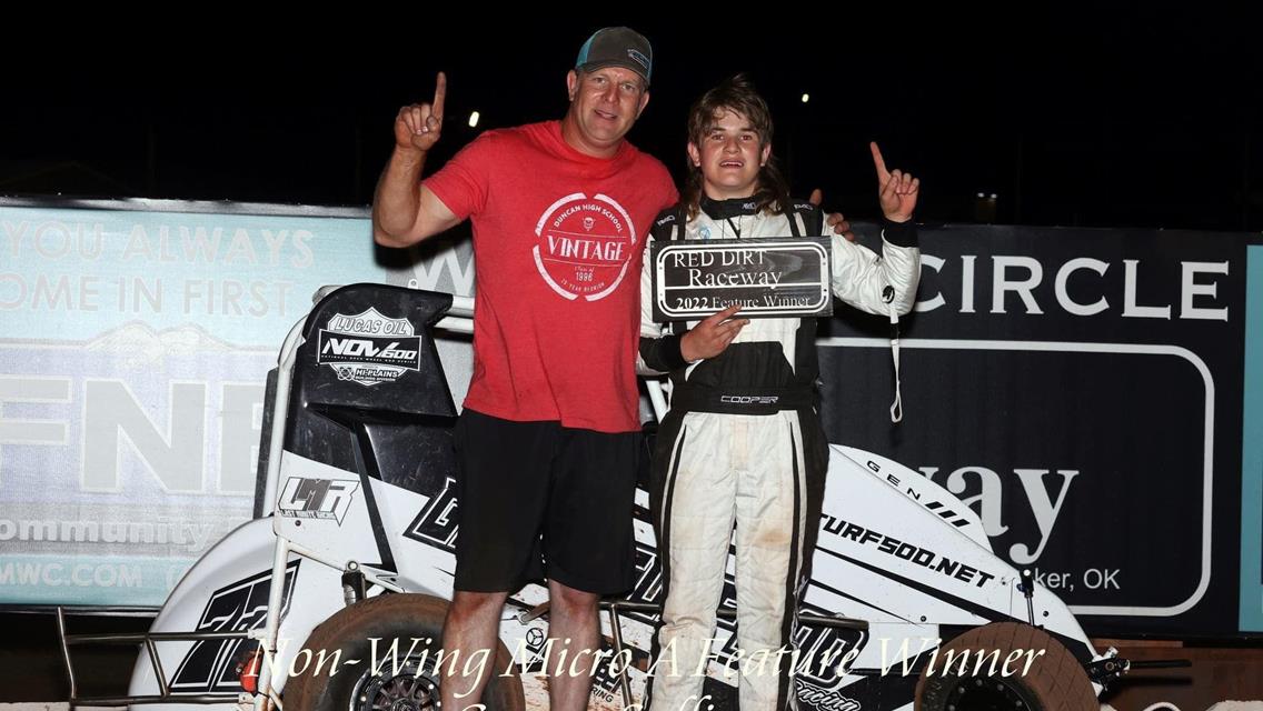 Cooper Sullivan Captures NOW600 Weekly Racing Win at Red Dirt Raceway