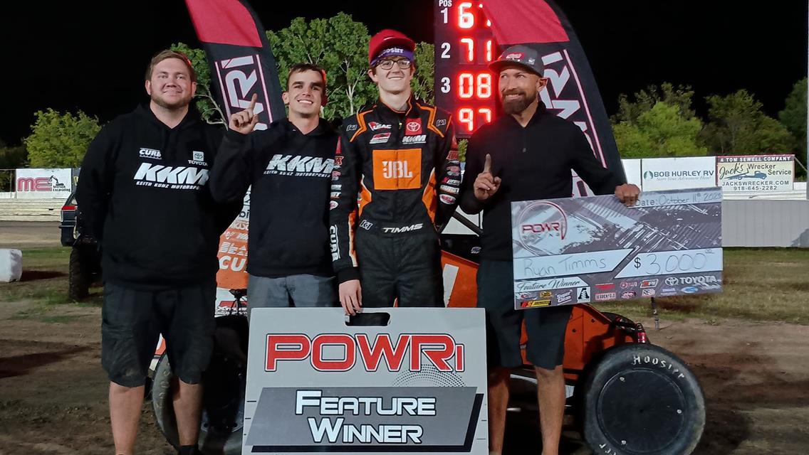 Creek County Speedway (Sapulpa, OK) – POWRi Outlaw Micro League – October 11th, 2023.