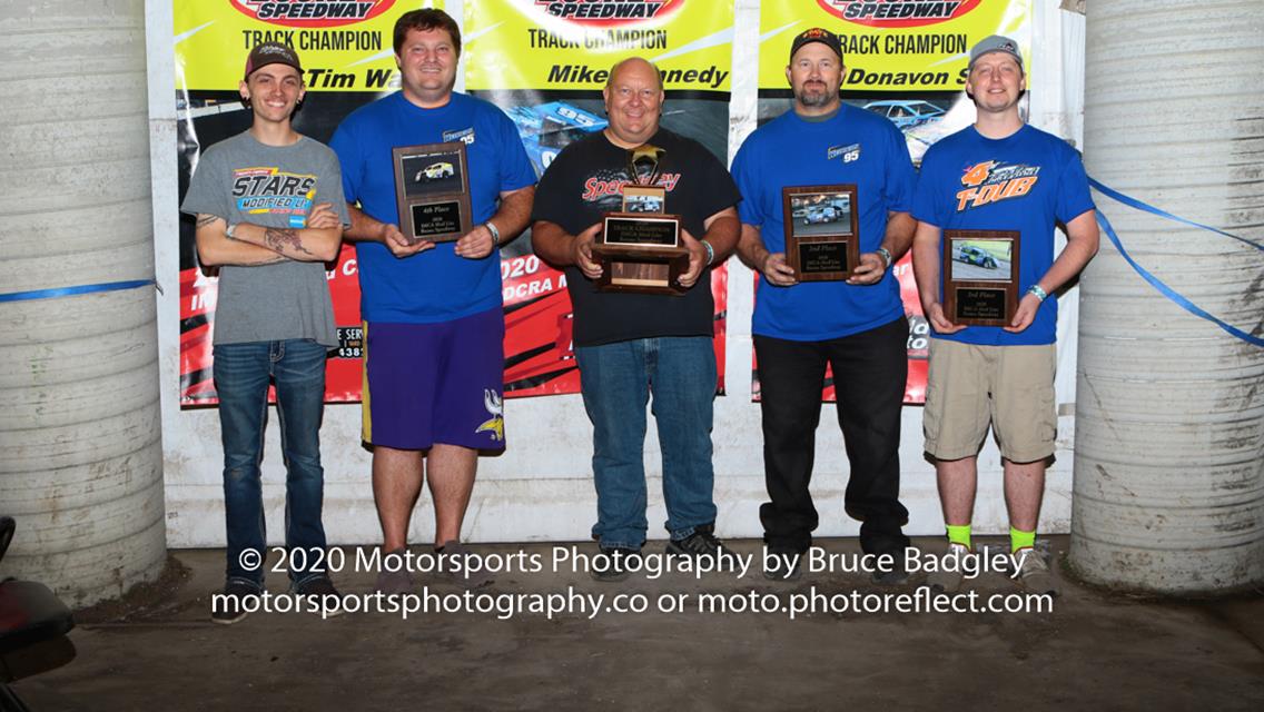 Five track champions crowned at Boone Speedway