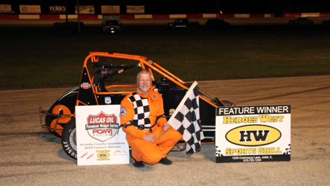 Eyman WINS at Grundy County Speedway