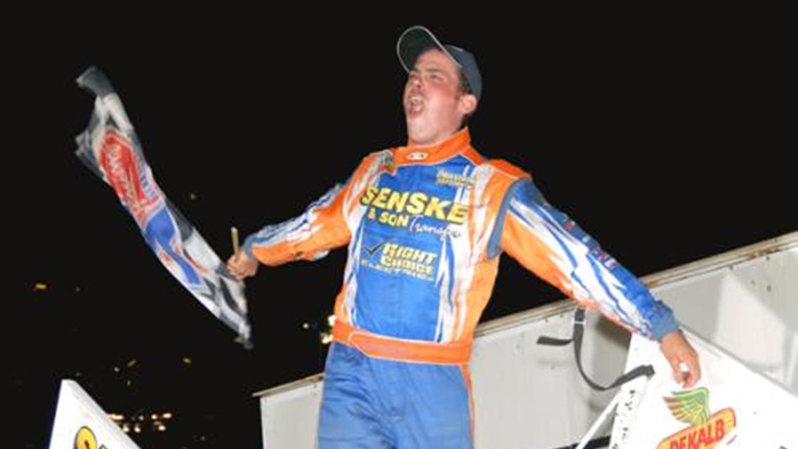 Mark celebrating his 2011 Preliminary Nationals win.