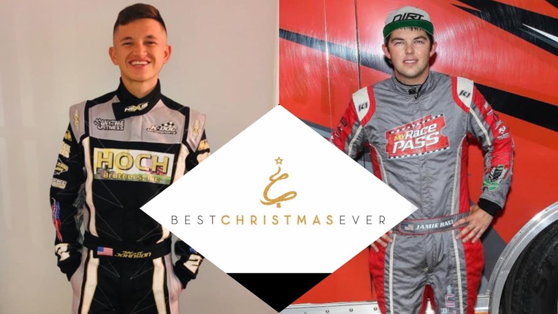 KNOXVILLE RACEWAY SPRINT CAR DRIVERS JAMIE BALL &amp; MATTHEW JOHNSON BRING CHRISTMAS BLESSINGS