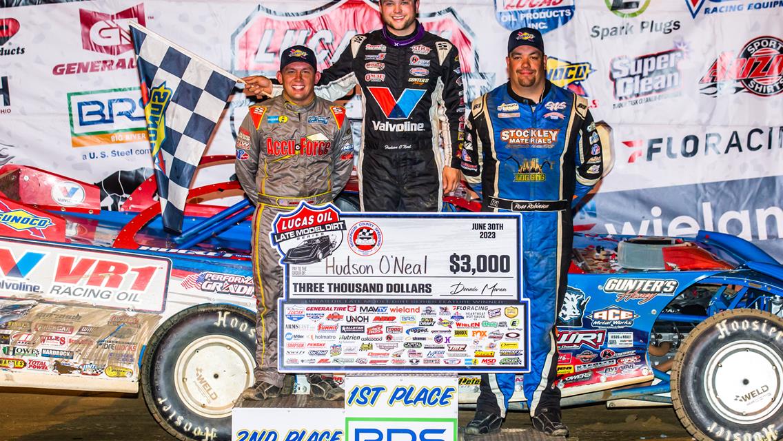 Muskingum County Speedway (Zanesville, OH) – Lucas Oil Late Model Dirt Series – Freedom 60 – June 30th-July 1st, 2023. (Heath Lawson photo)