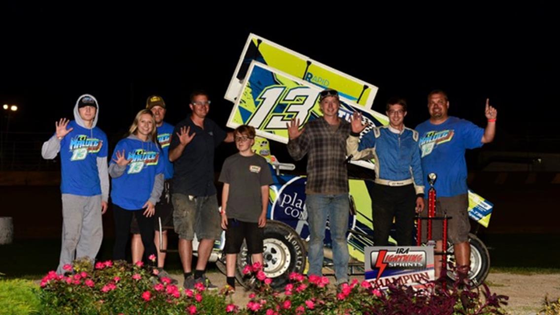 CJ Mauleug IRA Lightning Sprint 2020 Champion