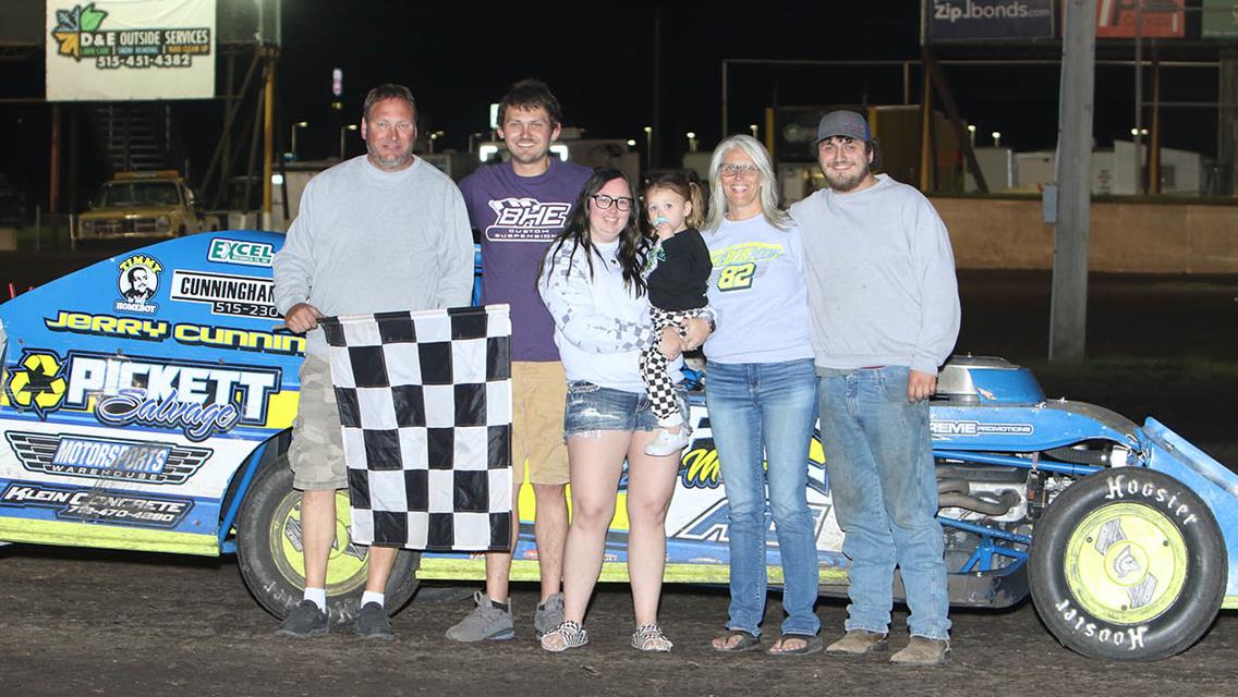 McBirnie from 19th to the win at Iowa&#39;s Action Track