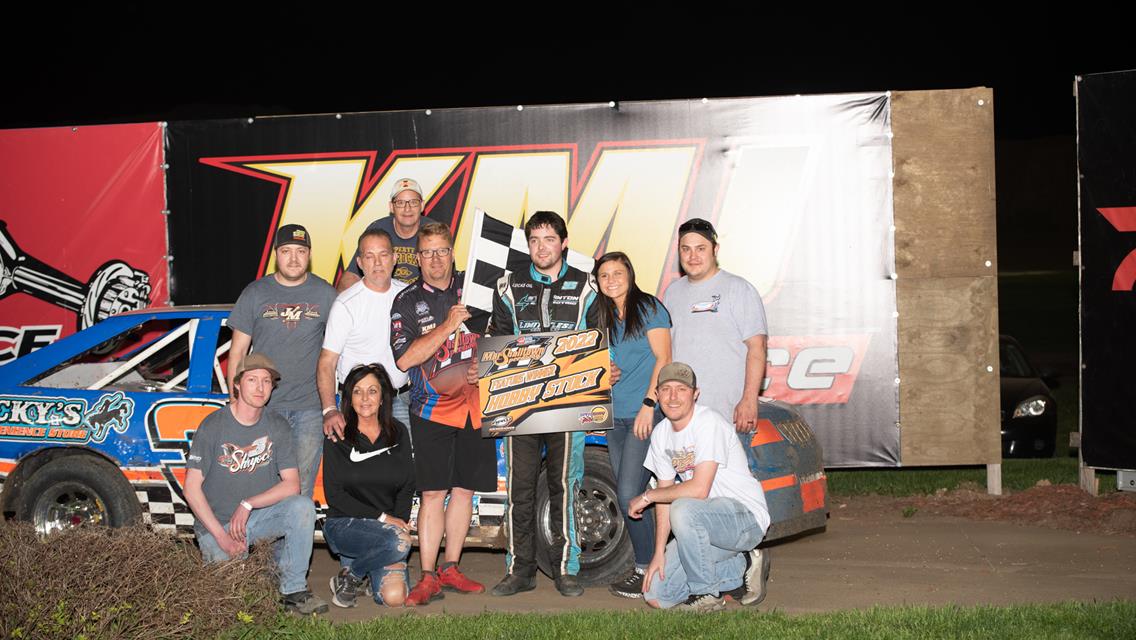 Season opener wins to Rust, Jaennette, Olson, Schluetter, Huggins, and Gill
