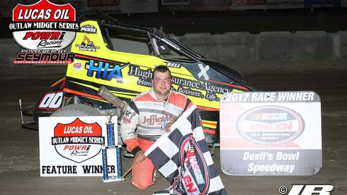 ALEX BELL WINS IN OUTLAW MIDGET